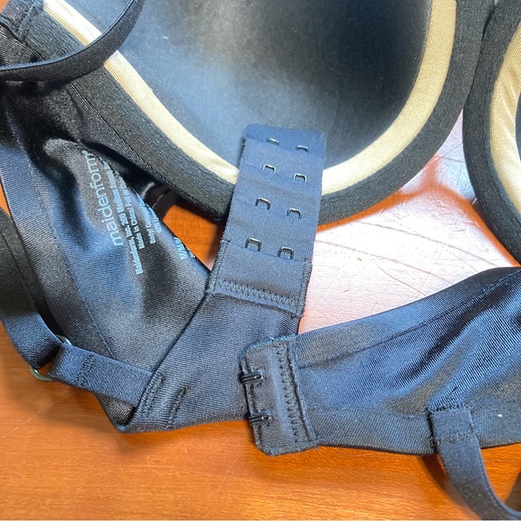 MAIDENFORM Adjusts to Me Black Bra Size Womens Medium - Picture 10 of 12